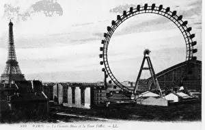 Monuments Prints: Paris Ferris Wheel