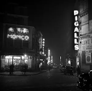 On The Street Prints: Paris At Night