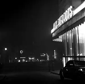 On The Street Prints: Paris At Night