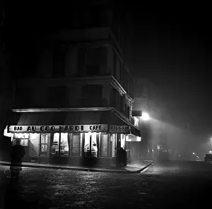 On The Street Prints: Paris At Night