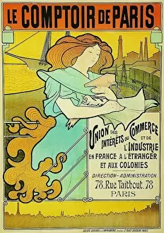What's New: Paris, poster of the commercial and industrial union, 1897