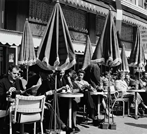 Cafe Prints: Paris Sidewalk Cafes
