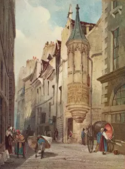Transport Prints: Paris Street Scene The House of Admiral Coligny