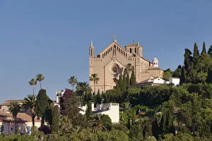 Images Dated 17th June 2014: Parish Transfiguracio del senyor on Calvary hill, Arta, Majorca, Balearic Islands, Spain