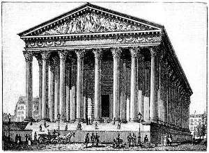 Promenade Prints: Parisian church La Madeleine