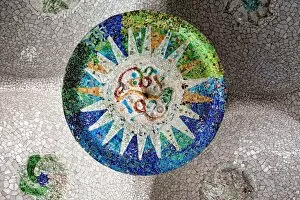 Mosaic Collection: Park guell, Barcelona
