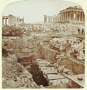 Stereoscopic Prints: Parthenon and Erechtheion Pre-Restoration