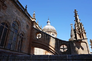 Images Dated 25th July 2015: Partial View New Cathedral, Salamanca, Spain