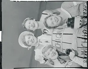 Participants of Miss Michigan Contest