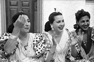 Customs And Ceremonies Prints: Partygoers