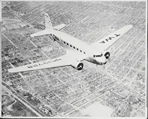 Passenger Plane in Flight