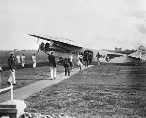 Passengers Board Pan-American Airplane
