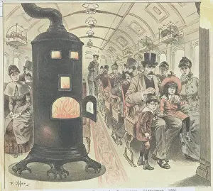Caution Prints: Passengers Being Cautious of Burning Stove