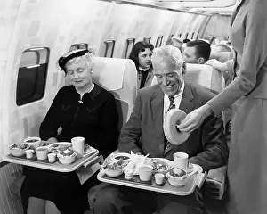 Prepared Food Prints: Passengers Inside 707 Stratoliner Mock-up
