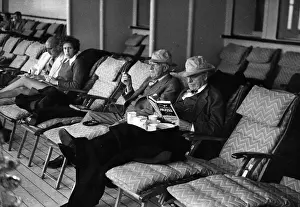 Deckchair Prints: Passengers Sitting