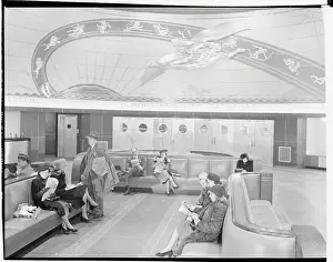Passengers Waiting in a Waiting Room