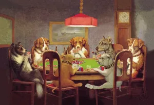 Passing the Ace Under the Table (Dog Poker) passing ace table dog poker