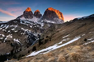 Images Dated 16th April 2015: Passo pardoi Mountain Range Dolomites, Italy