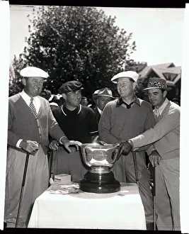 New Rochelle Prints: Past Winners of Goodall Round Robin Tournament with Trophy