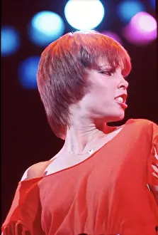 Prints of LOS ANGELES - 1982: Singer Pat Benatar performs live in November, 1982 in Los Angeles, California. (Photo by Michael Ochs Archives/Getty Images) Heartbreaker on Stage: Pat Benatar in Performance: Pat Benatar Live
