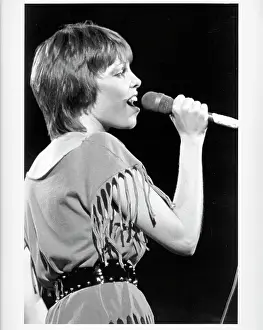 Prints of LOS ANGELES - 1982: Singer Pat Benatar performs live in November, 1982 in Los Angeles, California. (Photo by Michael Ochs Archives/Getty Images) Heartbreaker on Stage: Pat Benatar in Performance: Pat Benatar Live