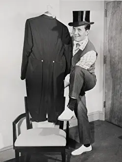 Pat Boone In Suit, Top Hat, Bow Tie