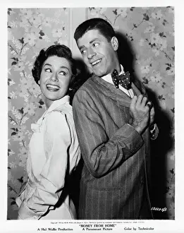 Pat Crowley And Jerry Lewis In Money From Home