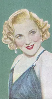 Pat Paterson, Film Favourites series, collectible Godfrey Phillips cigarette card, 1934