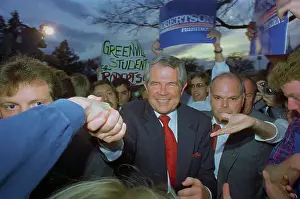Greenville Prints: Pat Robertson Shaking Hands of Supporters