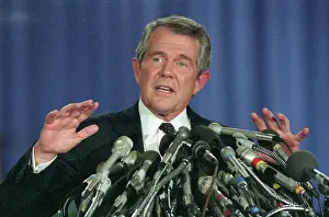 Pat Robertson Speaking to Reporters