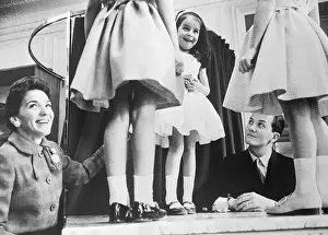 Pat and Shirley Boone Watching Daughters Giving Fashion Show
