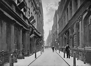 1910s Prints: Paternoster Row, City of London, 1911