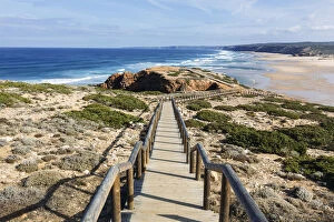 Images Dated 17th October 2016: Path to Bordeira beach, Carrapateira, Algarve, Portugal