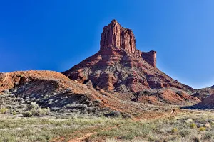 Images Dated 7th October 2017: Path leading to Professor Valley Moab, Utah, USA