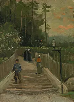 Summer Landscape Prints: Path In Montmartre