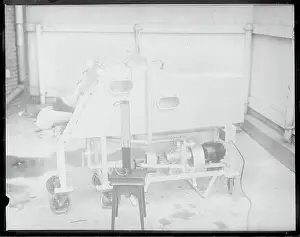 Patient Resting in Drinker Apparatus