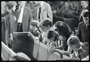 Patricia Lawford and Kennedy Children at Robert F. Kennedy Mourning
