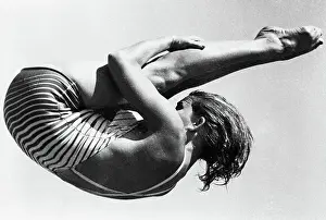 1952 Olympic Games Helsinki Prints: Patricia McCormick Diving in Olympics