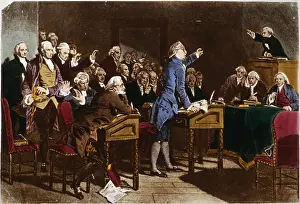 Patriot Prints: Patrick Henry Addressing the Virginia Assembly