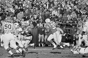 Patriots Jim Nance Running for Touchdown