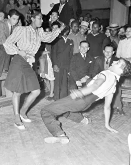 Festivity Prints: Patrons Dancing at the Salvation Christmas Basket Fund Event
