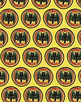 Ilust Prints: Pattern of Bats