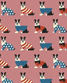Gift Wrap Prints: Pattern of Dogs