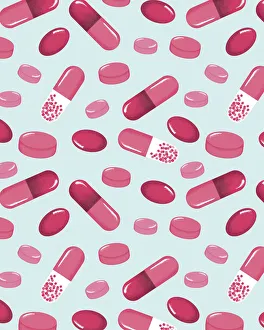 Pattern Artwork Illustrations Gallery: Pattern of Medicine