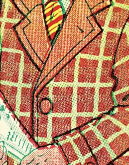 Images Dated 18th August 2003: Patterned suit coat