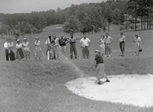 Patty Berg Blasting Out of Sand Trap