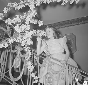 Patty Duke Smelling Flowers