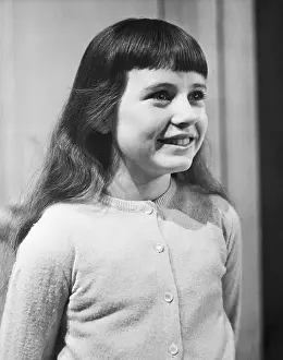 Patty Duke Smiling at Ten Years Old