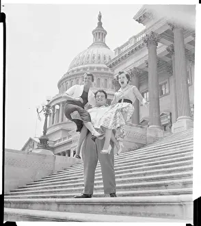 Paul Anderson Lifting Two Women