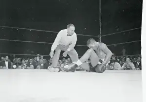 Paul Andrews Being Counted in the Ring